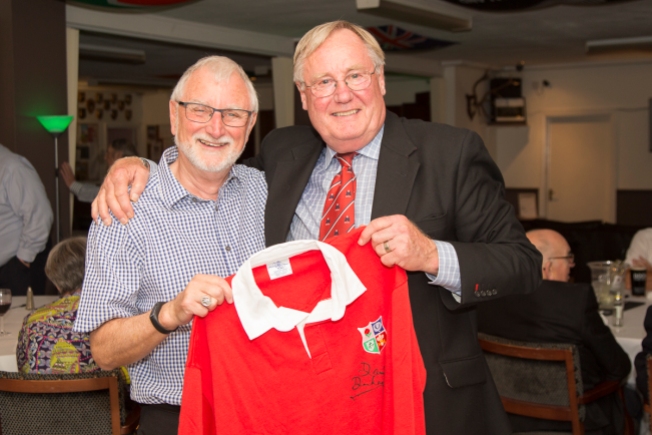 David Duckham talks rugby at a Legends Hospitality event at Porthcawl RFC