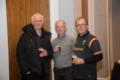 Legends Hospitality event prior to Wales vs Scotland with Rory Lawson and Alix Popham at Radisson Blu Hotel Cardiff